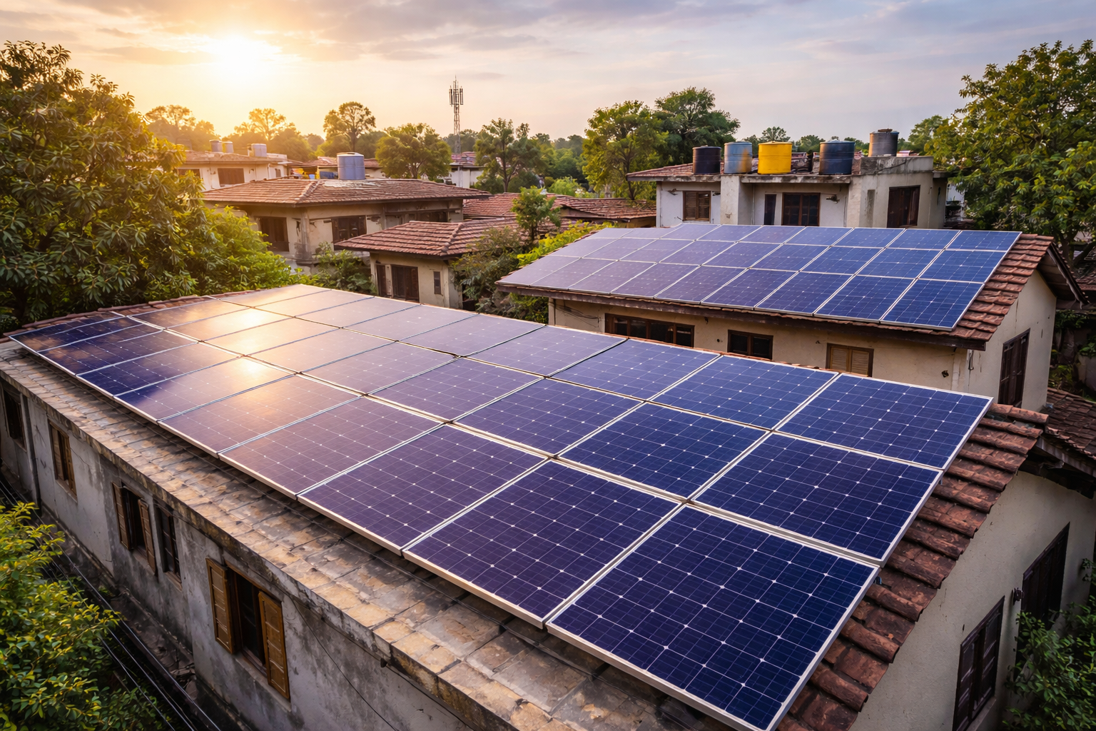 Clean Energy Solar Installation